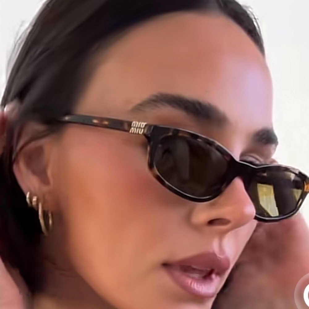 Authentic Miu Miu Regard Tortoiseshell Sunglasses